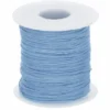 Glanskoord/ Speenkoord 1mm - Hemels Blauw