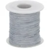 Glanskoord/ Speenkoord 1mm - Licht Grijs