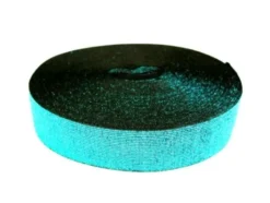 Glitter Elastiek - Aqua- 40 mm