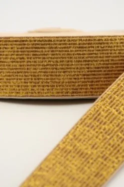 Glitter Elastiek - Goud - 25 mm