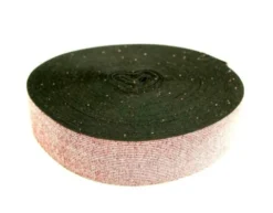 Glitter Elastiek - Licht Roze- 40 mm