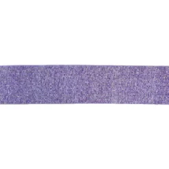 Glitter Elastiek - Purple/Gold - 35 mm