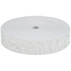 Glitter Elastiek - Zilver - 20 mm