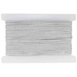 Glitter Koord - 4mm - Silver