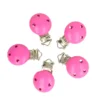 Houten Speenklem - Fuchsia