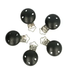 Houten Speenklem - Zwart