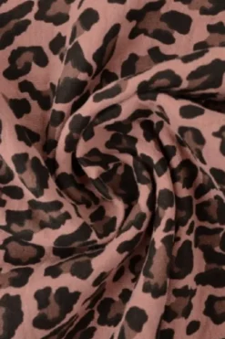 Hydrofiel - Animal Print on Vintage Pink