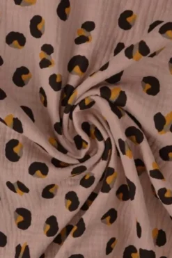 Hydrofiel - Leopard Spots - Dark Old Pink