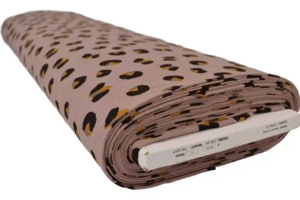 Hydrofiel - Leopard Spots - Dark Old Pink