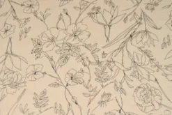 Hydrofiel - Sketch of Flowers on Champagne