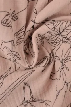 Hydrofiel - Sketch of Flowers Old Pink