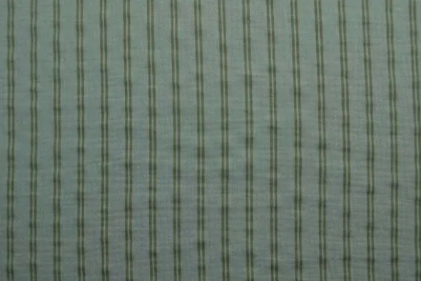 Hydrofiel - Taupe Stripes on Vintage Green