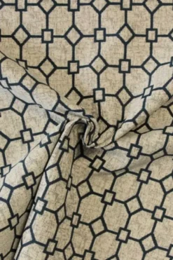 Jacquard Gobelin - Blue/ Light Grey Design