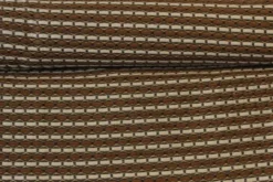 jacquard gobelin - Brown/Beige Stripes on Black