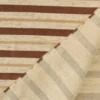Jacquard Gobelin - Camel/Brown Stripes on Beige