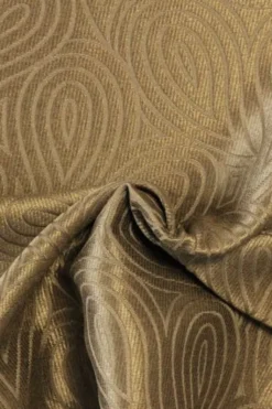 jacquard gobelin - Dark Olive Green Leaves