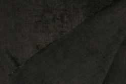Jacquard Gobelin - Deep Black Velvet Stripes