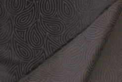 jacquard gobelin - Deep Steelblue Leaves