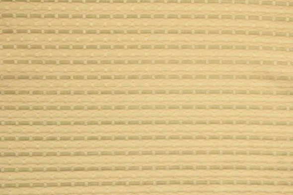 Jacquard Gobelin - Green/Yellow stripes on Creme