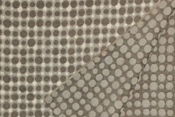Jacquard Gobelin - Grey and White Dots