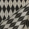 Jacquard Gobelin - Off White/Black Design