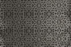 Jacquard Gobelin - Silver Art on Black