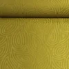 jacquard gobelin - Warm Lime Green Leaves