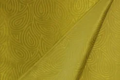 jacquard gobelin - Warm Lime Green Leaves