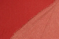 Jacquard Gobelin - White Dots on Red