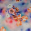 Jogging - Orange/White/Blue Flowers on Aquarel