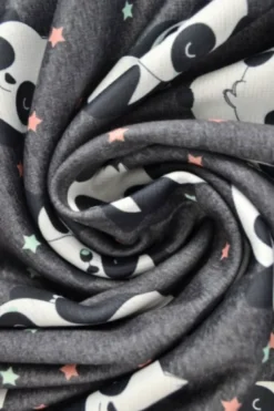 Jogging - Sleeping Panda and Stars on Dark Grey