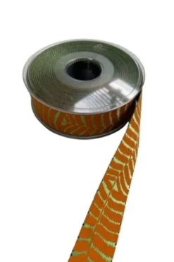 Jungle Plant - Orange/Lime 25mm