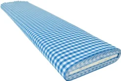 Katoen - Boerenruit - Groot 6.5mm - Blauw