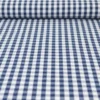 Katoen - Boerenruit Groot 6.5mm - Navy
