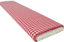 Katoen - Boerenruit Groot 6.5mm - Rood