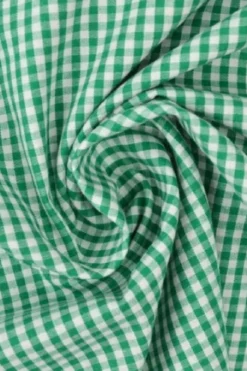 Katoen - Boerenruit Klein 2.5mm - Groen