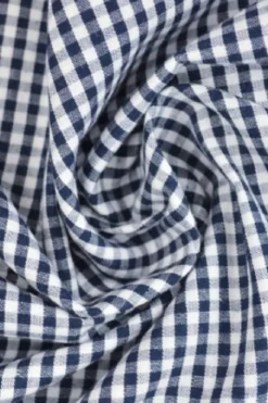 Katoen - Boerenruit Klein 2.5mm - Navy
