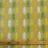 Katoen Canvas - Colored Arrow on Pistache Green