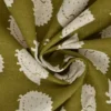 Katoen Canvas - hedgehog White/Olive Green