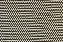 Katoen Canvas - Small Triangles Black/Beige
