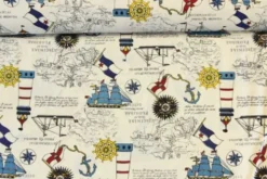 Katoen Canvas - The Ships are Sailing