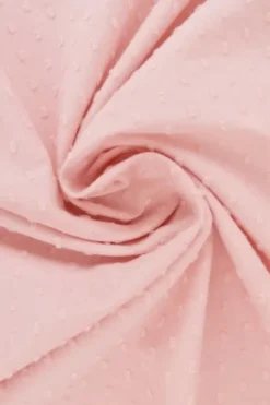 Katoen Dobby - Licht Roze - 04