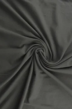 Katoenen Tricot donker grijs - 17