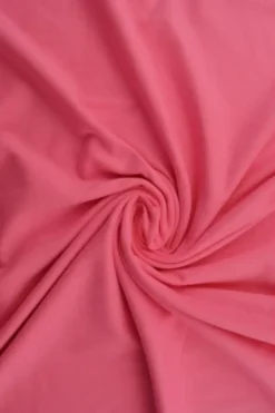 Katoenen Tricot fuchsia roze - 51