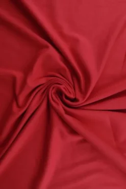 Katoenen Tricot rood - 01