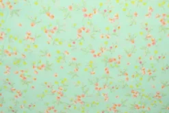Katoen - Flowercrush - Salmon