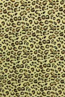 Katoen - Katoen: Beige/Taupe Panter