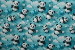 Katoen - Pandas and Air Balloons on Dark Petrol