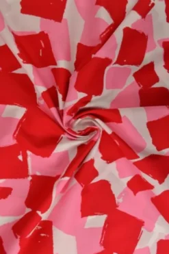 Katoen - Red/Pink Blocks