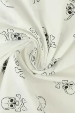 Katoen - Skulls White